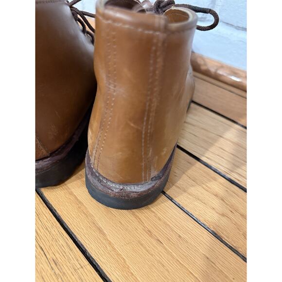 Russell Moccasin Boots 28620 19 Leather Brown Chukka Boots Size 8.5 A main image 10